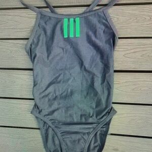 Kids Gray One-Piece Swimsuit